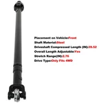 Front Drive Shaft Assembly For Jeep Wrangler L6 4.0L 2003-2006 52098377AE. Fixed Price $130.56.