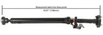 Rear Driveshaft For 2004-2008 Volkswagen Touareg 2005 2006 2007 Cardone 65-7009. Fixed Price $1063.98.