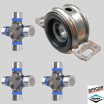 Center Bearing & Spicer 5-213X U-joint X3 Kit Fits Toyota Tacoma 2005-2015. Fixed Price $110.30.
