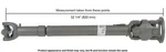 Front Cardone Drive Shaft For Dodge (65-9874). Fixed Price $488.02.