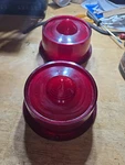 Nos Ford 1959 Galaxie Fairlane Tail Light Lenses Set FRST-59 Oem Fomoco. Fixed Price $114.00.
