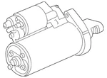 Genuine Mercedes-benz Remanufactured Starter 004-151-78-01-83. Fixed Price $248.51.