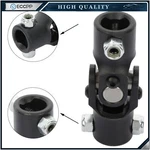 Single Shaft Coupler Universal Steering U-joint Black X. Fixed Price $23.95.