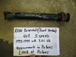 Front Section Of Rear Drive Shaft Mt 3.0L 4X4 1993-1994 Toyota T100 Manual Tran. Fixed Price $235.00.