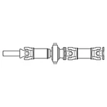 For Toyota Corolla 1984-1987 Rear Driveshaft Prop Dac. Fixed Price $634.41.