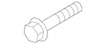 Genuine Kia Drive Shaft Rear Bolt 49129-C5200. Fixed Price $14.89.