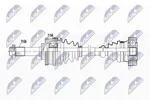 Drive Shaft Front Left Right For Mercedes Sprinter W903 97-06 9013300001. Fixed Price $83.07.