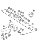 Genuine Mopar Axle Output Flange 68056231AB. Fixed Price $441.36.