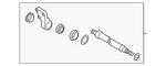 Genuine Mazda Shaft GG47-25-700D. Fixed Price $180.92.