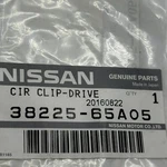 Nissan 38225-65A05 Genuine Cir Clip-drive Snap Ring Oem. Fixed Price $5.52.