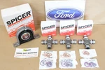 1999-2015 Ford F250 F350 4X4 Spicer Rear Drive Shaft Carrier Bearing U Joint Kit. Fixed Price $153.24.
