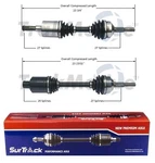 Surtrack Pair Set Of Front Cv Axle Shafts For Jeep Liberty 4L 4WD 2002-2006. Fixed Price $169.95.