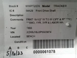 Front Drive Shaft 2 Door Fits 89-98 Tracker 1709857. Fixed Price $98.88.