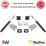 Maxtrac 4" Rear Lift Kit W/ Shocks For 2005 - 2020 Toyota Tacoma 2WD 6 Lug. Fixed Price $416.12.