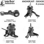 Anchor 300430 Engine Mount Kit. Fixed Price $287.36.