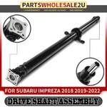 New Rear Driveshaft Assembly For Subaru Impreza 2018 2019-2022 All Wheel. Fixed Price $235.99.