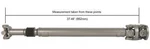 Drive SHAFT-4WD, Auto Trans Cardone 65-9300 Reman. Fixed Price $745.64.